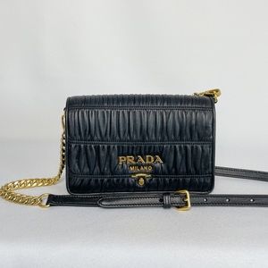 ❌SOLD❌ PRADA Gaufre Crossbody Bag Black